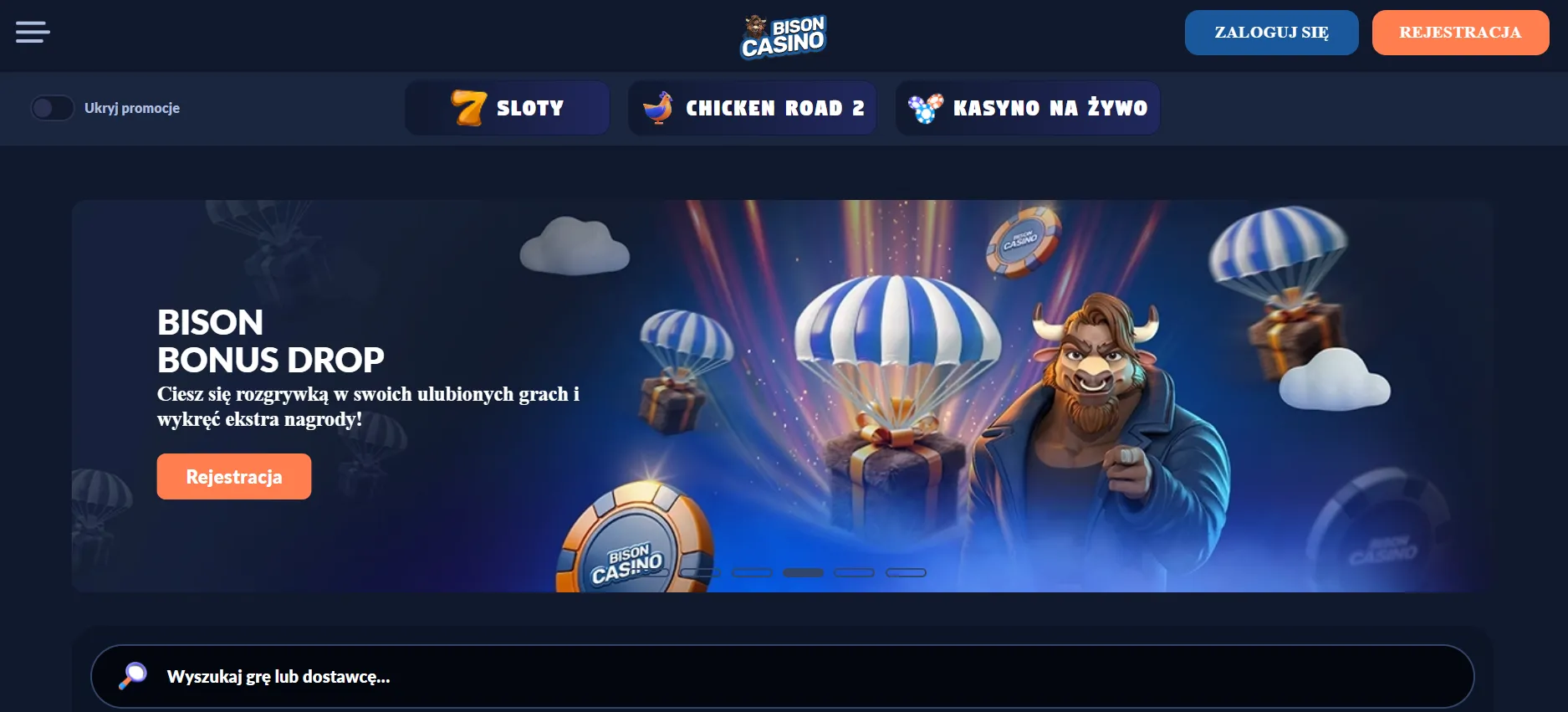 Bison Casino w skrócie: gry, wpłaty, licencja